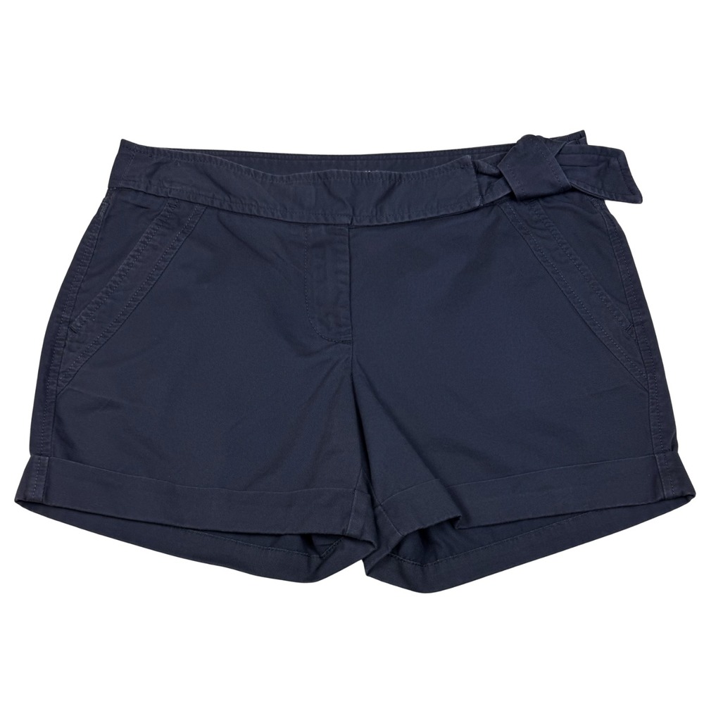 J. Crew Shorts Womens Size 2 Cuffed Dark Gray‎ Cotton Casual Classic Modern Chic